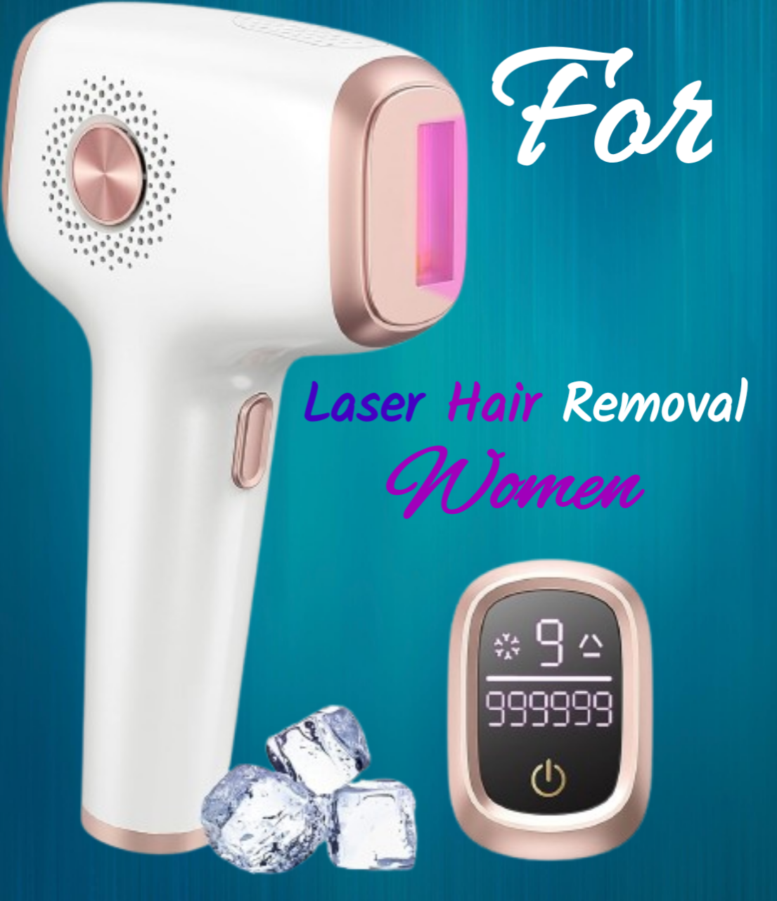 Laser Hair Removal: Laser Hair Removal with Ice Cooling Care Function for Women